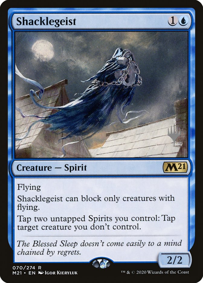 Shacklegeist (Promo Pack) [Core Set 2021 Promos] | Good Games Cannington
