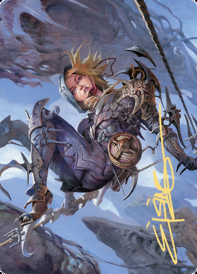 Blackbloom Rogue Art Card (Gold-Stamped Signature) [Zendikar Rising Art Series] | Good Games Cannington