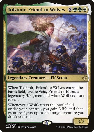 Tolsimir, Friend to Wolves [War of the Spark] | Good Games Cannington