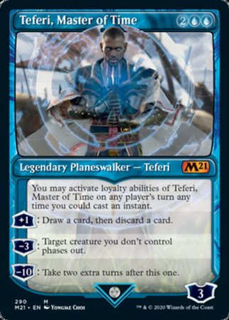 Teferi, Master of Time (Showcase) (290) [Core Set 2021] | Good Games Cannington