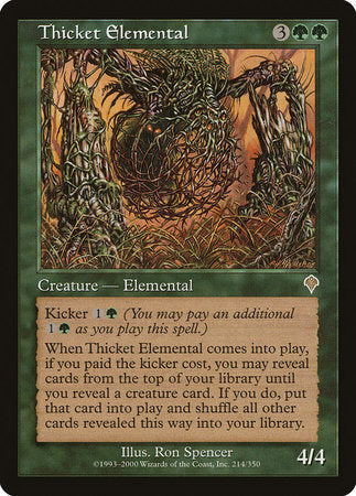 Thicket Elemental [Invasion] | Good Games Cannington