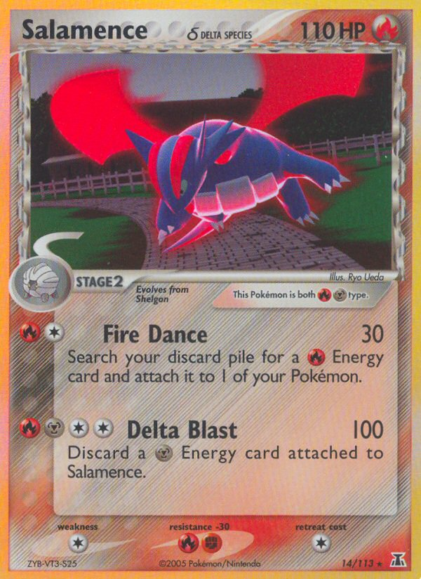 Salamence (14/113) (Delta Species) [EX: Delta Species] | Good Games Cannington