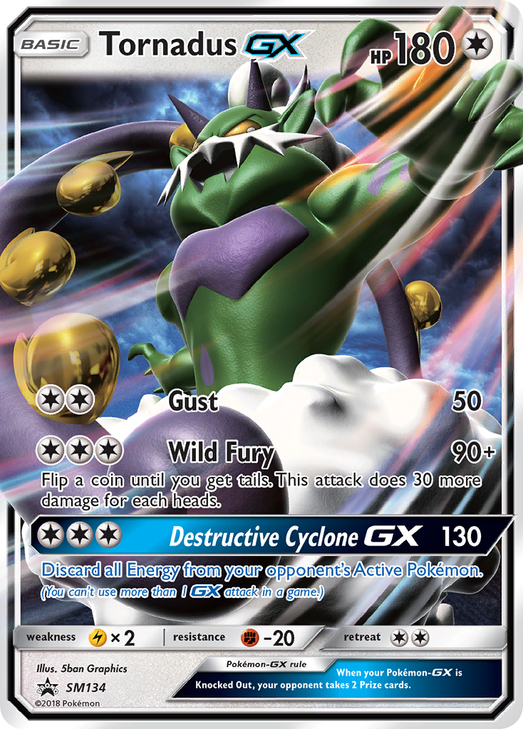 Tornadus GX (SM134) [Sun & Moon: Black Star Promos] | Good Games Cannington