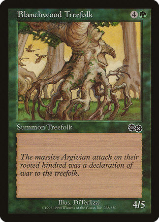 Blanchwood Treefolk [Urza's Saga] | Good Games Cannington