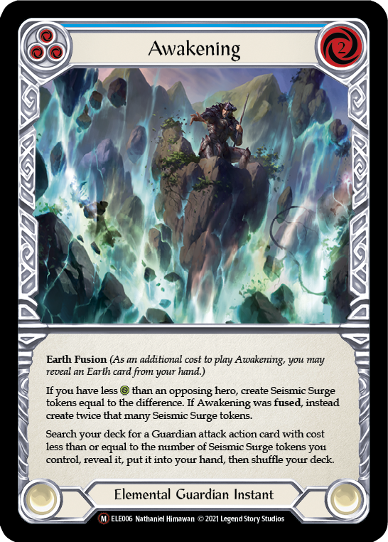 Awakening [U-ELE006] Unlimited Rainbow Foil | Good Games Cannington
