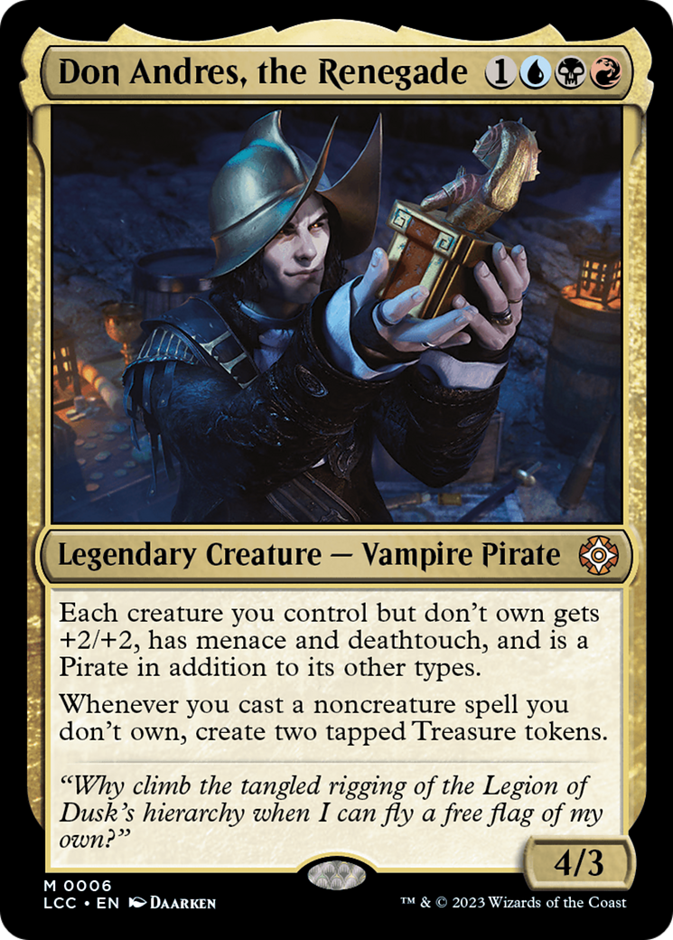 Don Andres, the Renegade [The Lost Caverns of Ixalan Commander] | Good Games Cannington