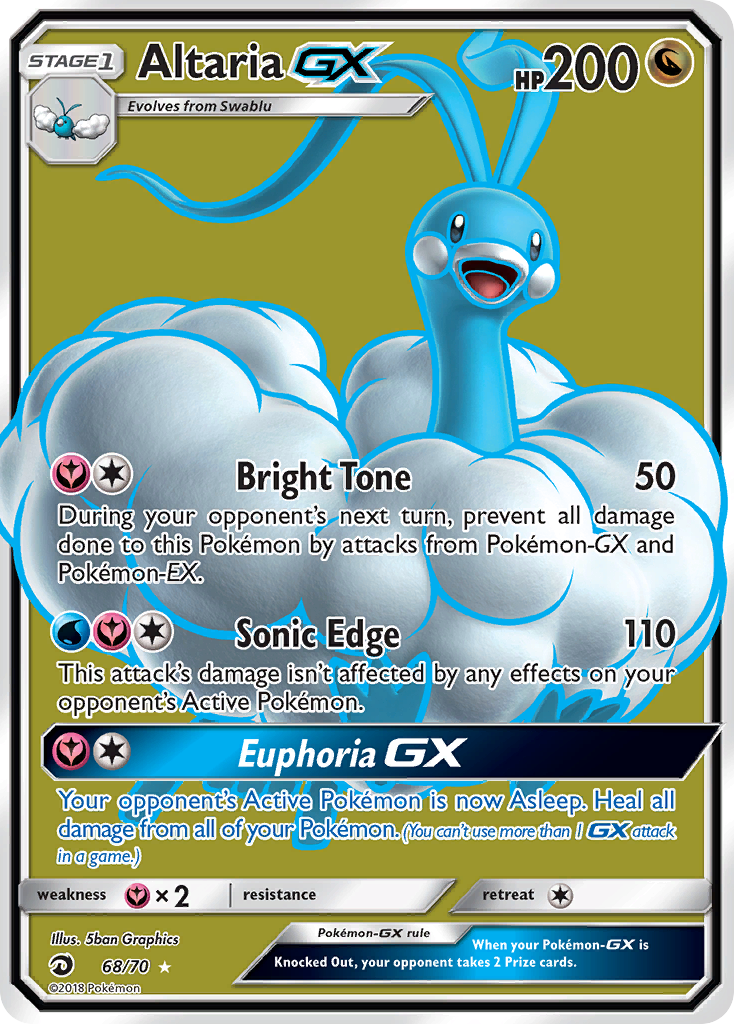 Altaria GX (68/70) [Sun & Moon: Dragon Majesty] | Good Games Cannington