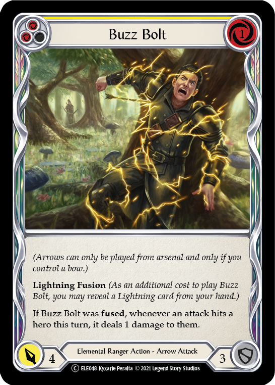 Buzz Bolt (Yellow) [U-ELE048] Unlimited Rainbow Foil | Good Games Cannington