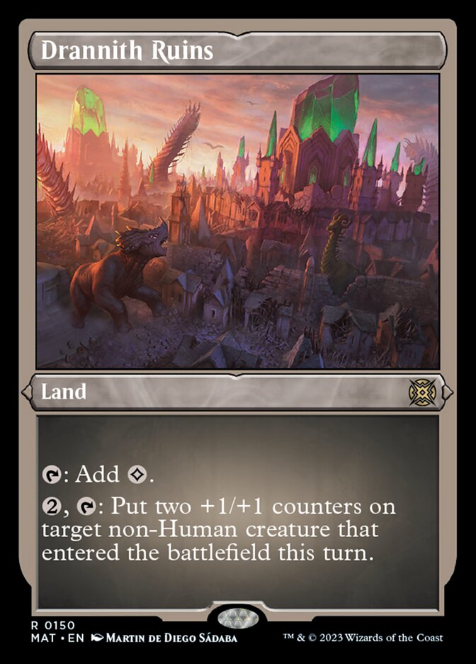 Drannith Ruins (Foil Etched) [March of the Machine: The Aftermath] | Good Games Cannington