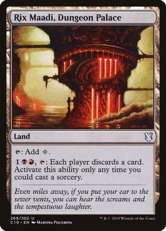 Rix Maadi, Dungeon Palace [Commander 2019] | Good Games Cannington
