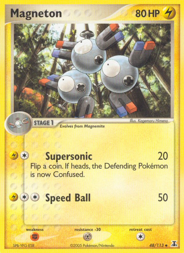 Magneton (48/113) [EX: Delta Species] | Good Games Cannington