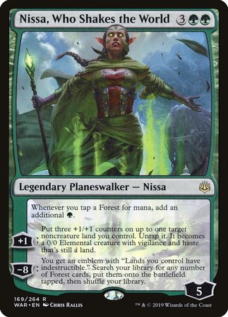 Nissa, Who Shakes the World [War of the Spark] | Good Games Cannington