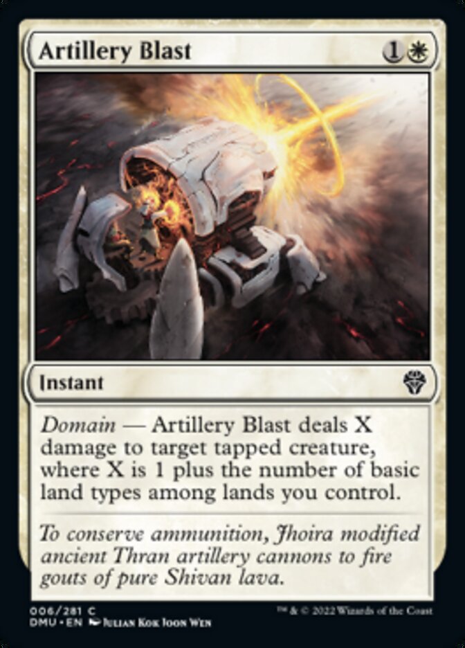 Artillery Blast [Dominaria United] | Good Games Cannington
