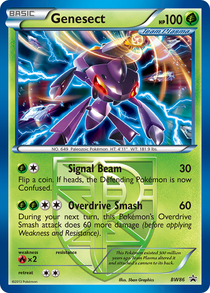 Genesect (BW86) (Team Plasma) [Black & White: Black Star Promos] | Good Games Cannington
