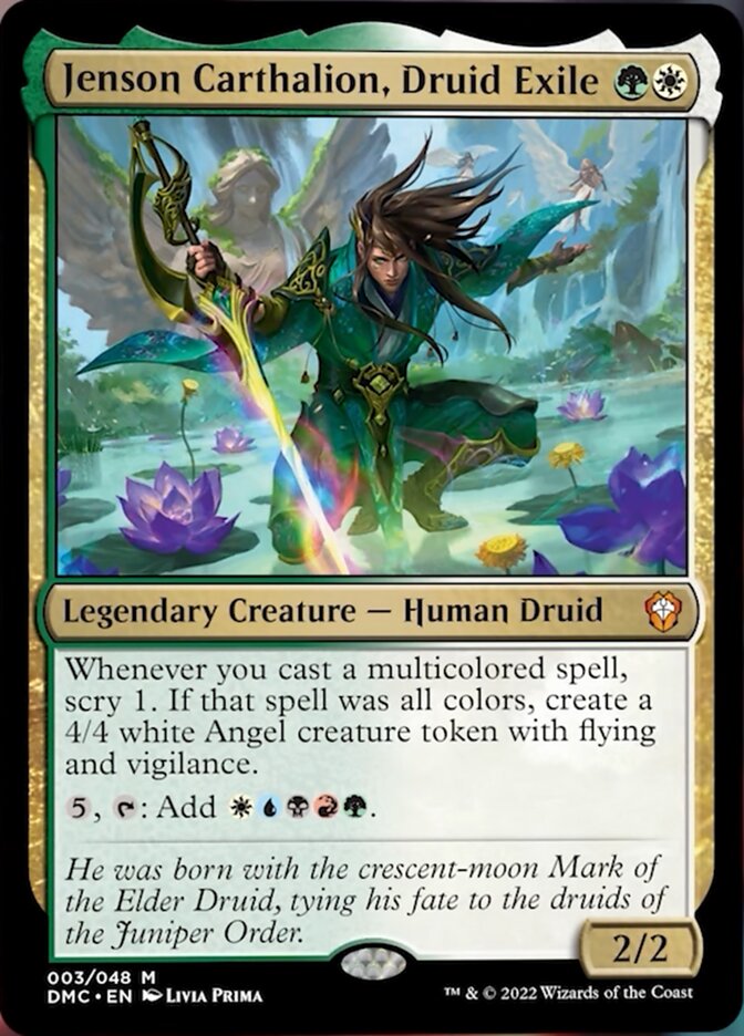 Jenson Carthalion, Druid Exile [Dominaria United Commander] | Good Games Cannington
