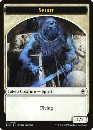 Spirit Token [Conspiracy: Take the Crown Tokens] | Good Games Cannington