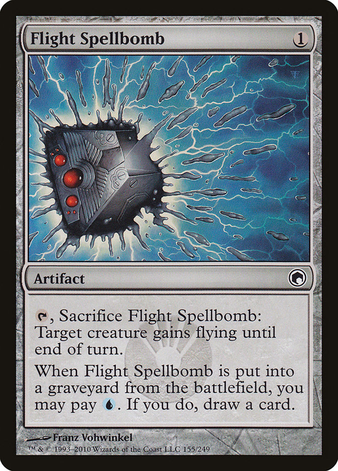 Flight Spellbomb [Scars of Mirrodin] | Good Games Cannington
