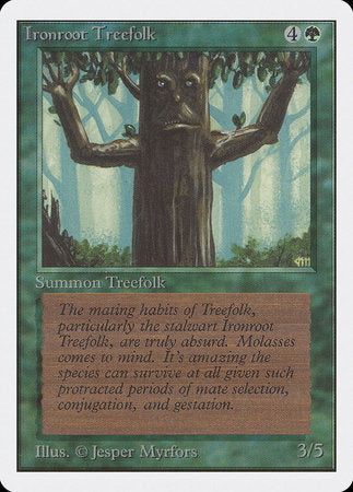 Ironroot Treefolk [Unlimited Edition] | Good Games Cannington