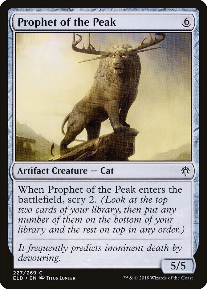 Prophet of the Peak [Throne of Eldraine] | Good Games Cannington