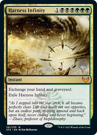 Harness Infinity (Promo Pack) [Strixhaven: School of Mages Promos] | Good Games Cannington