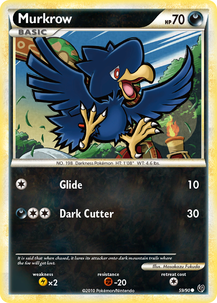 Murkrow (59/90) [HeartGold & SoulSilver: Undaunted] | Good Games Cannington