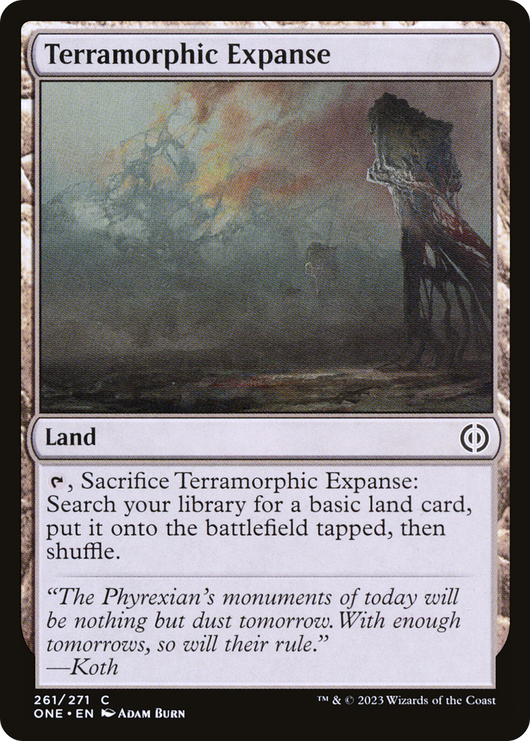 Terramorphic Expanse [Phyrexia: All Will Be One] | Good Games Cannington