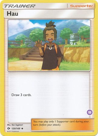 Hau (120/149) (Deck Exclusive #19) [Sun & Moon: Trainer Kit - Alolan Sandslash] | Good Games Cannington