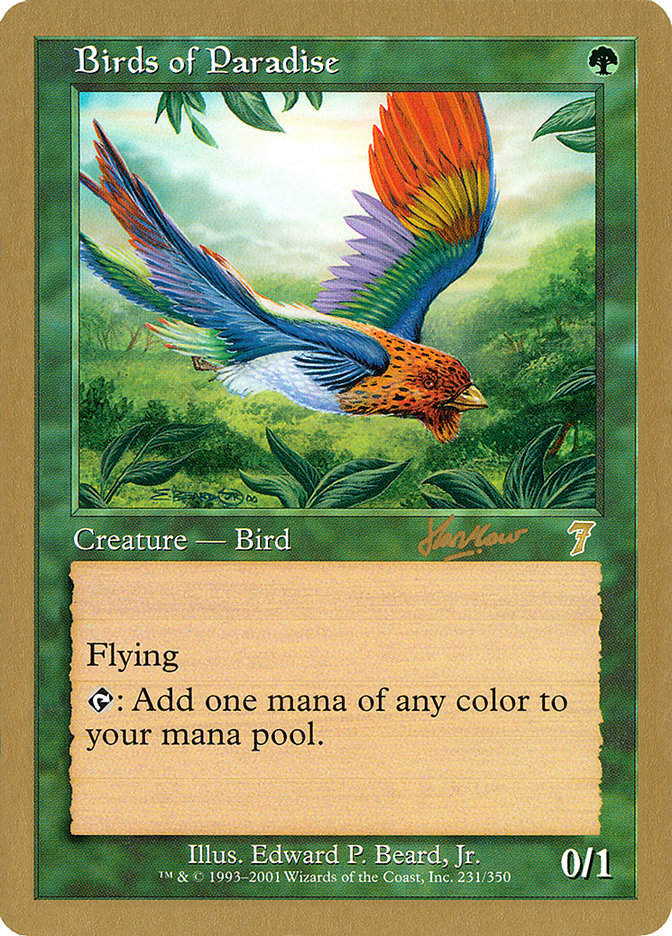 Birds of Paradise (Sim Han How) [World Championship Decks 2002] | Good Games Cannington