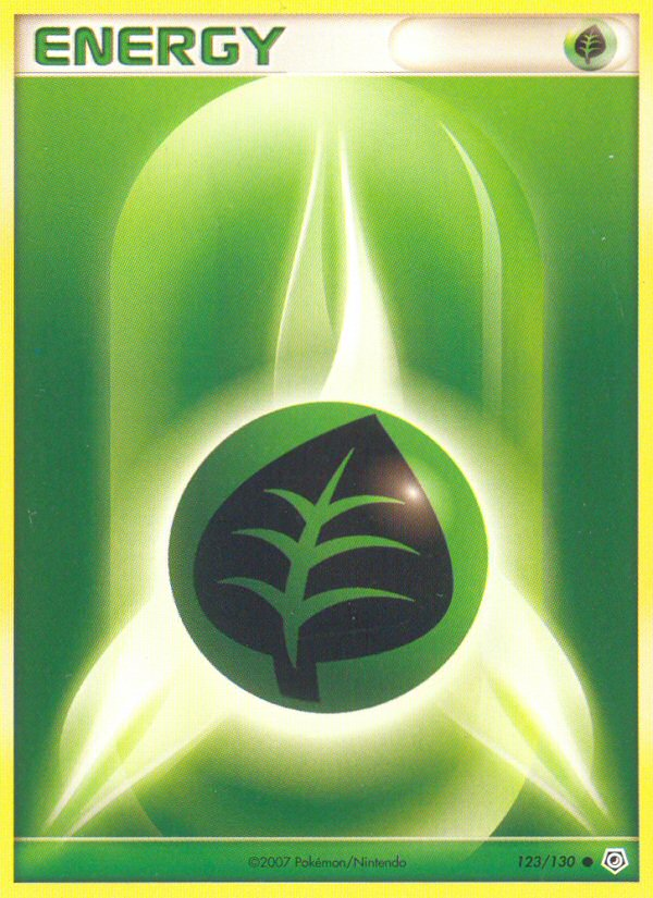 Grass Energy (123/130) [Diamond & Pearl: Base Set] | Good Games Cannington