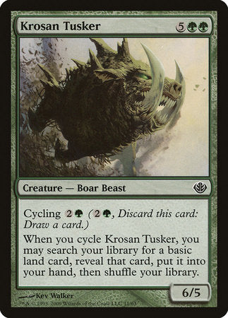 Krosan Tusker [Duel Decks: Garruk vs. Liliana] | Good Games Cannington