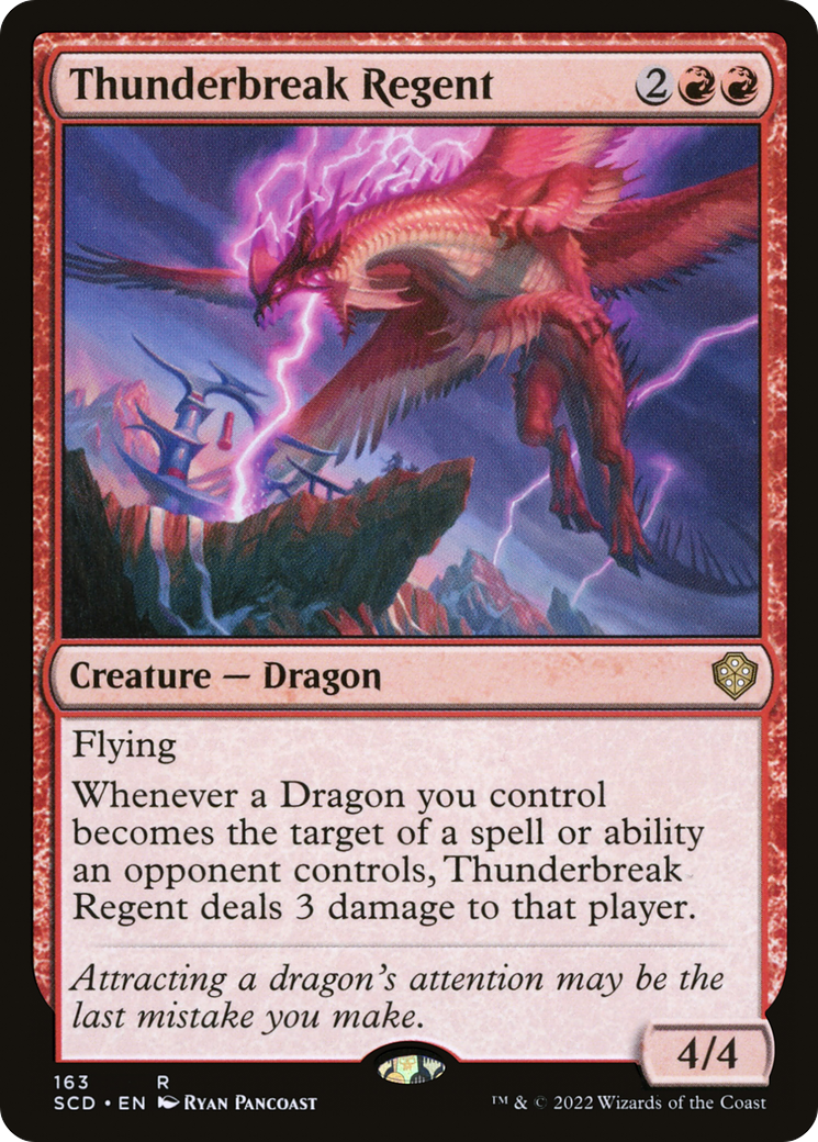 Thunderbreak Regent [Starter Commander Decks] | Good Games Cannington