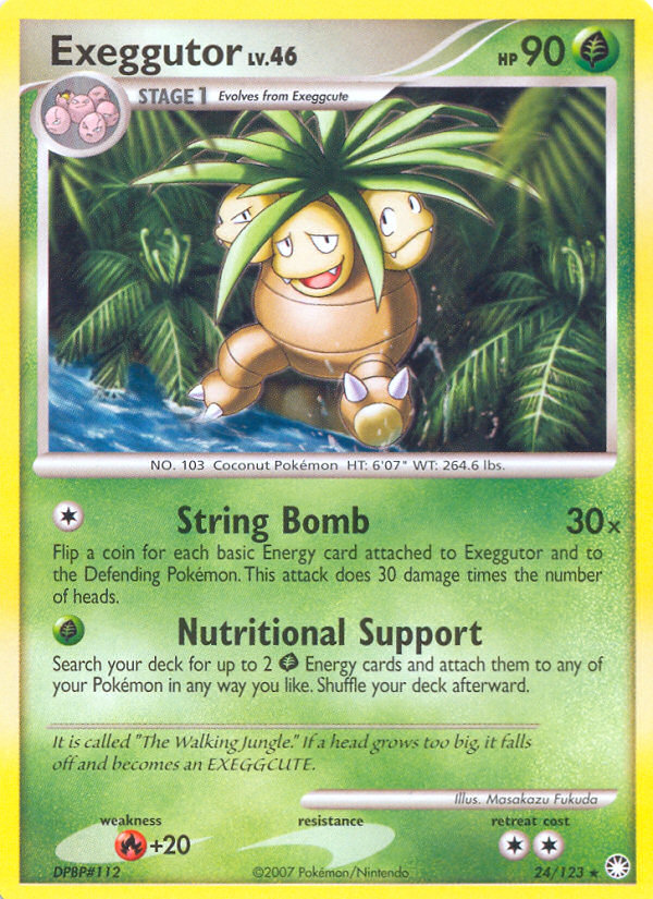 Exeggutor (24/123) [Diamond & Pearl: Mysterious Treasures] | Good Games Cannington