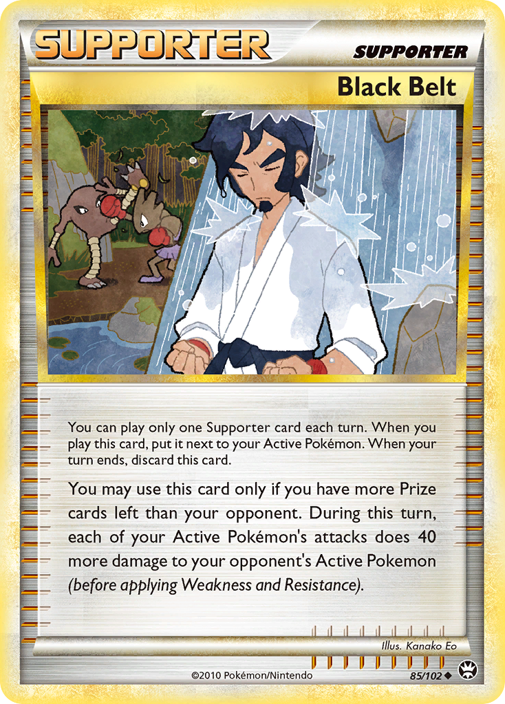Black Belt (85/102) [HeartGold & SoulSilver: Triumphant] | Good Games Cannington