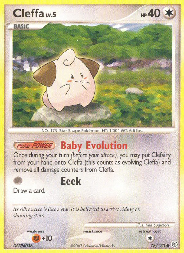 Cleffa (78/130) [Diamond & Pearl: Base Set] | Good Games Cannington