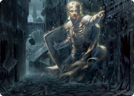 Dennick, Pious Apparition Art Card [Innistrad: Midnight Hunt Art Series] | Good Games Cannington