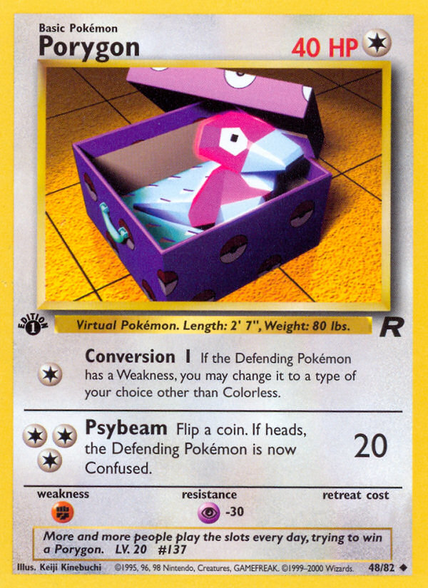 Porygon (48/82) [Team Rocket 1st Edition] | Good Games Cannington