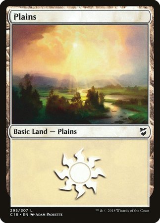 Plains (295) [Commander 2018] | Good Games Cannington