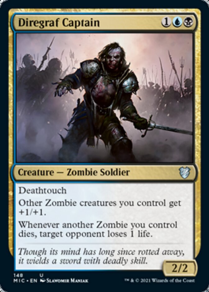 Diregraf Captain [Innistrad: Midnight Hunt Commander] | Good Games Cannington