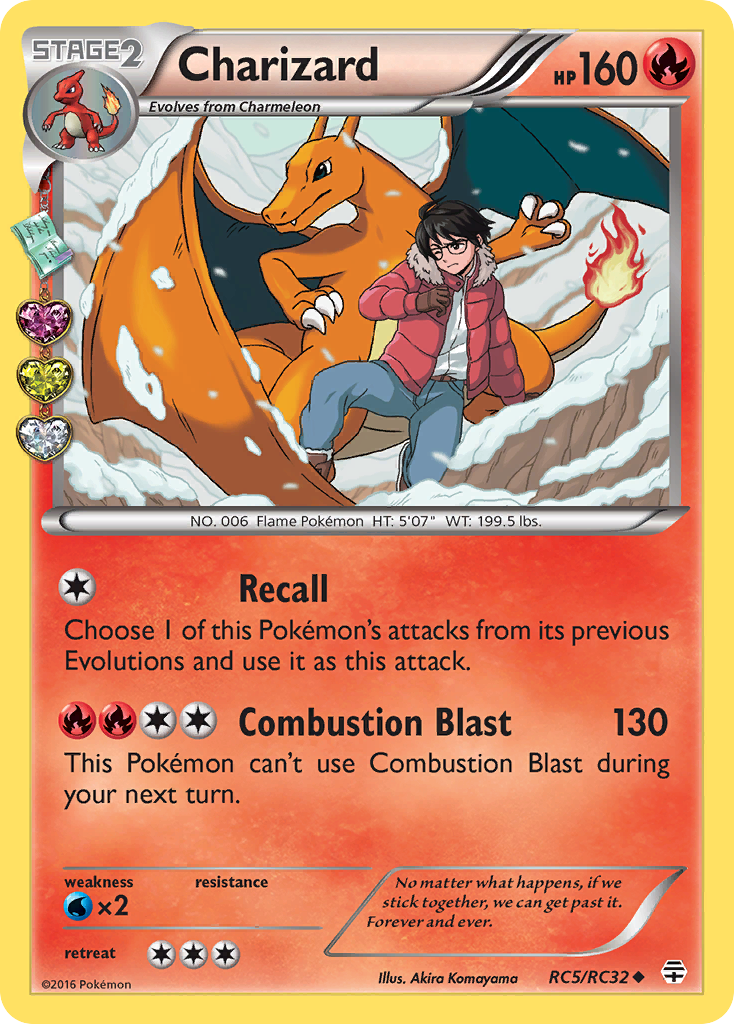 Charizard (RC5/RC32) [XY: Generations] | Good Games Cannington