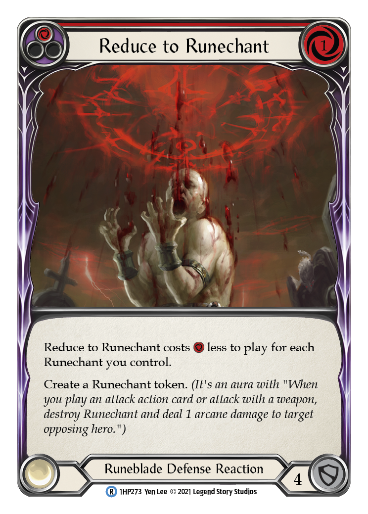 Reduce to Runechant (Red) [1HP273] | Good Games Cannington
