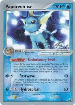 Vaporeon ex (110/113) (Legendary Ascent - Tom Roos) [World Championships 2007] | Good Games Cannington