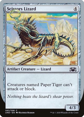 Scissors Lizard [Unsanctioned] | Good Games Cannington