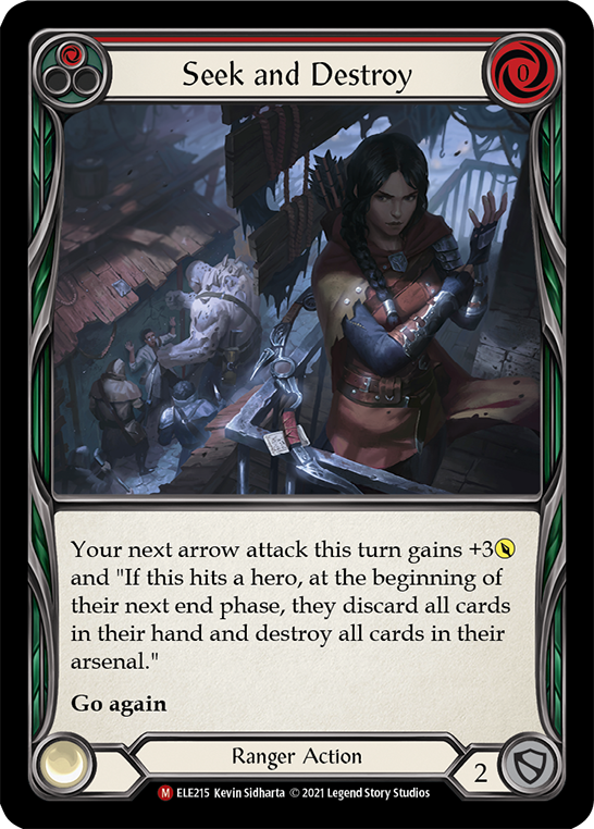 Seek and Destroy [ELE215] (Tales of Aria)  1st Edition Normal | Good Games Cannington