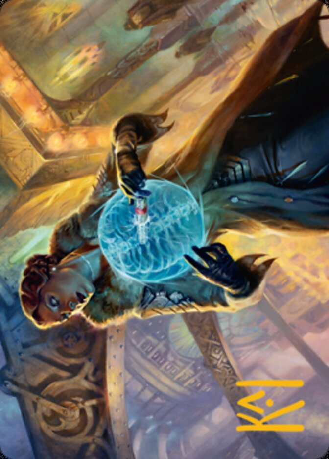 Writ of Return Art Card (Gold-Stamped Signature) [Streets of New Capenna Art Series] | Good Games Cannington