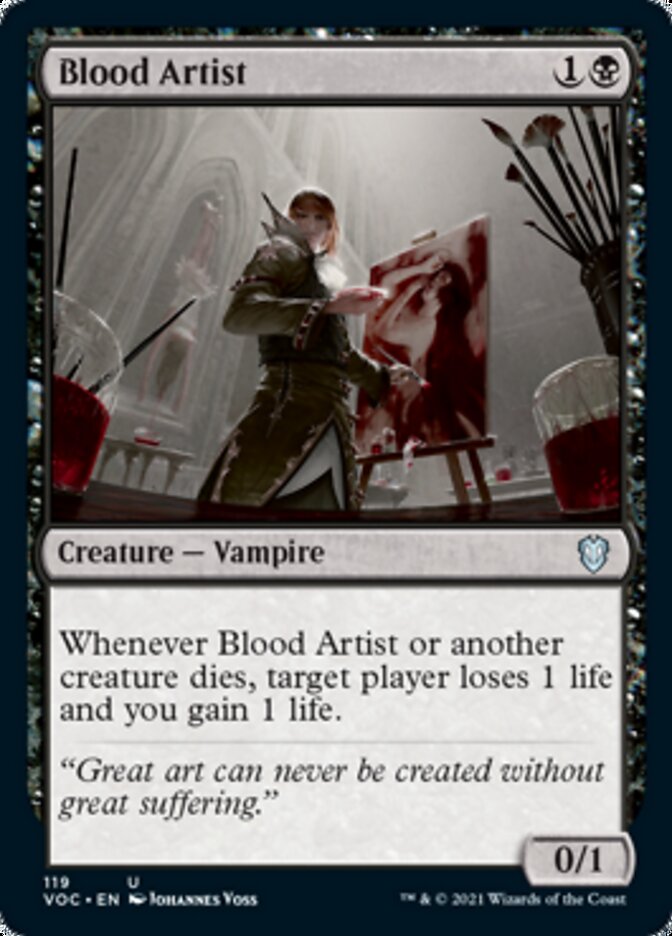 Blood Artist [Innistrad: Crimson Vow Commander] | Good Games Cannington
