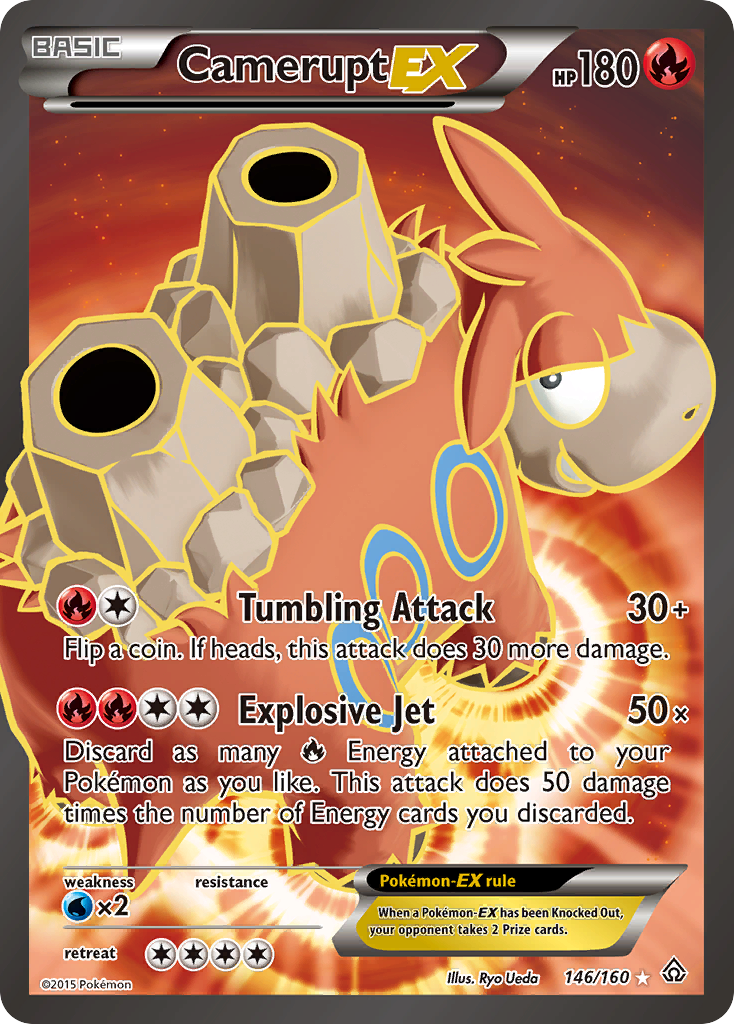 Camerupt EX (146/160) [XY: Primal Clash] | Good Games Cannington