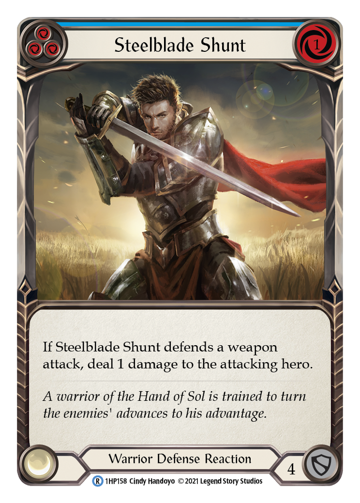 Steelblade Shunt (Blue) [1HP158] | Good Games Cannington