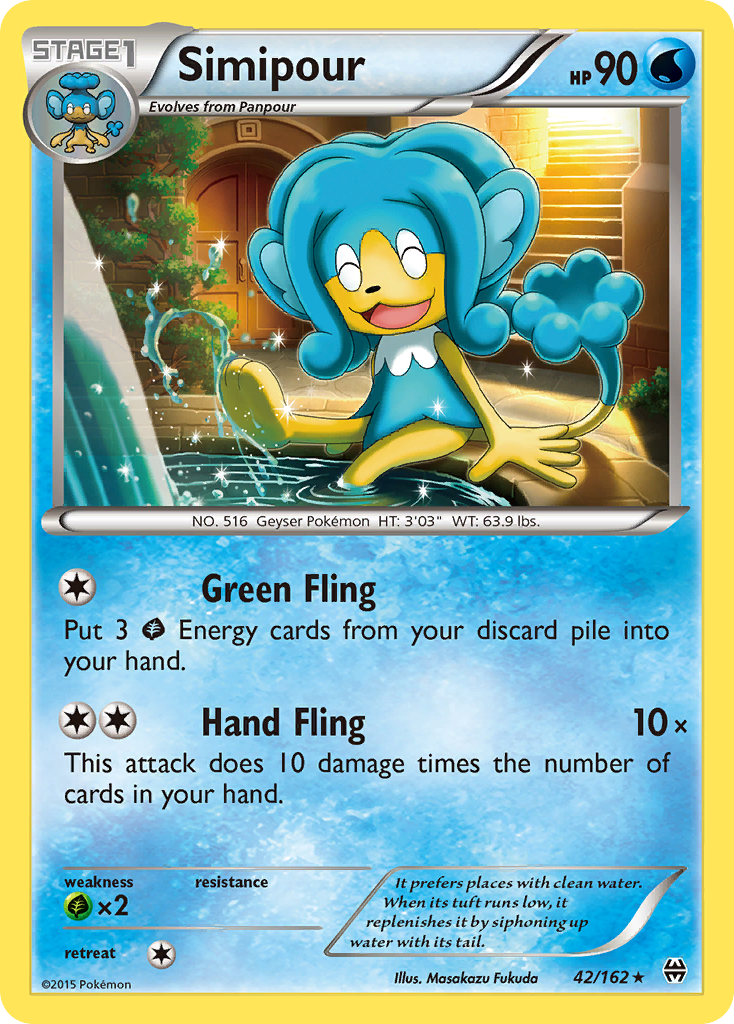 Simipour (42/162) [XY: BREAKthrough] | Good Games Cannington