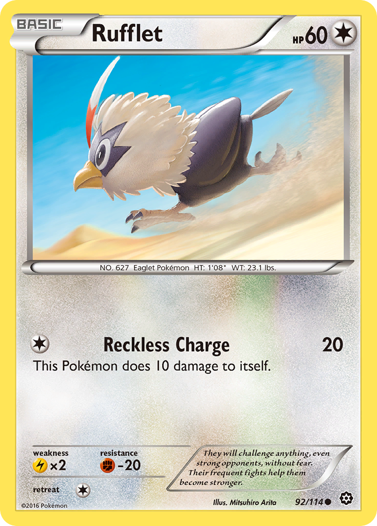 Rufflet (92/114) [XY: Steam Siege] | Good Games Cannington