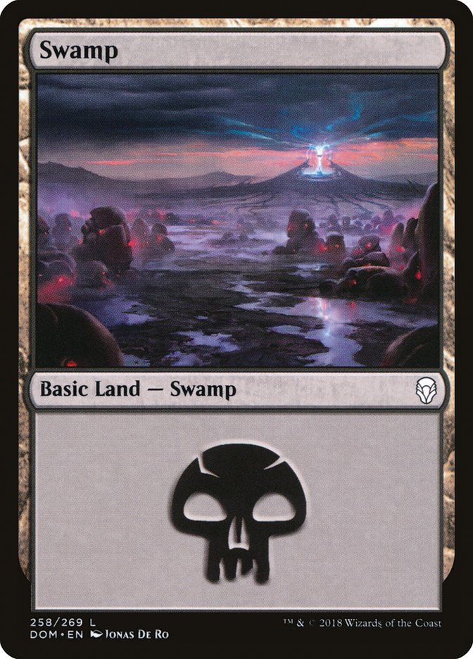 Swamp (258) [Dominaria] | Good Games Cannington